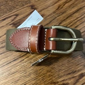 NWT J Crew Canvas Belt - Size 36